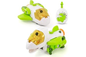 Baeroly Space Dinosaur Transforming Toy - Space Station take-apart Transforms into Spaceships toy for Boys,Girls 3,4,5,6,7,8,9 year old for Birthdays and Christmas