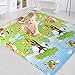 Produktbild BigTree Krabbeldecke Groß Spieldecke Baby Spielmatte Spielteppich, Hautfreundlich und Anti-Rutsch, Babyschleichenmatte Schaumstoffmatte 200 x 180 cm für Baby- und Kinderzimmer
