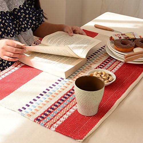 TRE European cotton placemat/dining desk mats/Desktop keyboard pad/ Bowl mat/ pot mat/ hot pad/Pad-C 40x60cm(16x24inch)