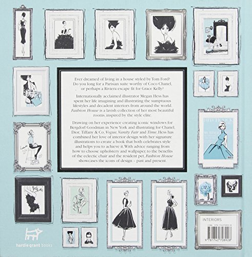 Livres Couvertures de Fashion House: Illustrated Interiors from the Icons of Style