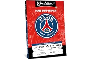 TICK&BOX Ticketbox - PSG Expérience - Match & Stadium Tour pour 2 - Coffret Cadeau - Idée Cadeau Divertissement