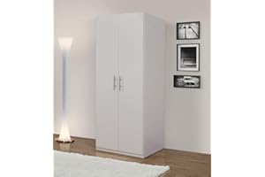 MERCATONE GERMANVOX DA OLTRE 40 ANNI ARREDA LA TUA CASA Swift Armadio Guardaroba 2 ante Camera da Letto Bianco Opaco Made in Italy L.91 P.53 H.202 cm
