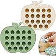 PandaEar 2 Pack Silicone Baby Food Freezer Tray, Baby Freezer Cube Trays, Weaning Trays Freezer for Baby Food Fruit Feeder, Baby Food Storage Container Ice Cube Trays for Freezer