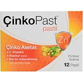 &Ccedil;inkoPast Ihlamur &amp; Bal Portakal Aromalı - 12 Pastil