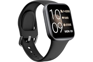 Muzaria Fitness Tracker, Fitness Watch with 24/7 Heart Rate Blood Pressure SpO2 Sleep Monitor, 1.83" Touch Screen Activity Tracker Pedometer Step Counter, Smart Watch for Women Men Android iOS