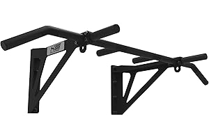 ‎HOLD STRONG FITNESS HOLD STRONG Fitness Klimmzugstange fürWandmontage, HS-K-W6, Studiozulassung, 6 rutschfeste Griffe, Pull Up Übungen & mehr, inkl. E-Book & Montagematerial, extrem stabil