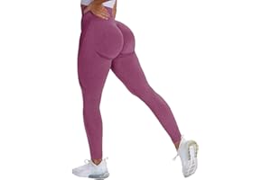 OUDOTA Leggins Donna Sportivi Pantaloni Palestra Vita Alta Leggings Push Up Anticellulite per Fitness Allenamento Jogging Pantaloni Yoga Pants Sexy Booty Scrunch Opaco Elastici Pantacollant Collant