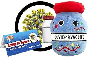 GIANT MICROBES GIANTmicrobios - Peluche de vacuna COVID-19