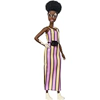 Poupée Shadeh 47 Cm – Fille Cheveux Frisés Et Robe Rose (neuve)