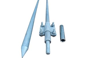 ELEKTRO SOFTMARKT Tiefenerder Erder Erdung Staberder Ø18 Zusammensetzung 2,6m feuerverzink nach DIN EN 62561