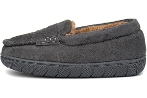 The Slipper Company Caleb Kids Grey Moccasin