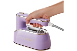 FVOBZXG Defroisseur Vapeur,1200W Fer à Repasser Steamer,Fer a Repasser Vapeur,Mini Fer à Repasser Voyage 20s De Chauffage Rapide,Réservoir Deau 150 ML,Humide et sec Pour La Maison Voyage