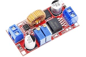 Hexonix XL4015 DC-DC Buck Converter Module 5A Step-Down Power Supply with Adjustable Output and LED Indicator for Battery Cha