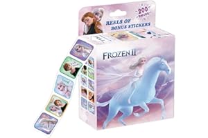 ISABELLA MOON 200pcs Kids Toddlers Princess Elsa Mickey Mouse Dinosaur Stickers Party Bag Fillers Boys Girls Teachers as Reward Craft Scrapbooking in Box Gift Set (Elsa)