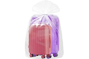 Rainmae 10 Pack 40x60 inches Large Clear Plastic Bag Giant Storage Bags for Dustproof, Moistureproof, Luggage, Suitcase, Furniture,Comforter, Chair, Kids Bike,Plush Toys and More (100x150 cm, Flat)