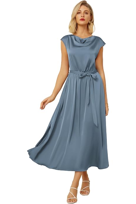 GRACE KARIN Abito Vintage Donna Con Maniche 3/4 - 8