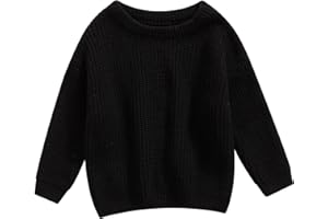 L&ieserram Baby Girl Boy Knitted Jumper Sweater Newborn Kids Long Sleeve Knitwear Toddler Casual Top Clothes Children's Pullover Outfit Autumn Winter 0-5 Years