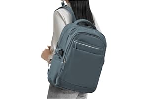 WEPLAN Zaino Porta PC Donna 15.6 pollici Zaino da Viaggio Zaino Laptop con Porta USB Zaino Lavoro Donna Zaino per PC Portatile,Zaino Antifurto Impermeabile Zaino per Scuola Università Borsa da Cabina