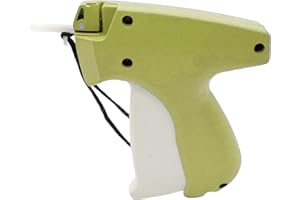 ABIYI Stitch Gun for Clothes,Tagging Gun for Clothing,Mini StitchHemming Gun for Clothes,Comes with 6 fine Needles and 1600 Black an1600 White Micro Fastener (Yellow)