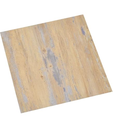 VidaXL Selbstklebender Vinylboden – Laminatoptik, 4,46 M², 3 Mm Dick, Hellgrau, Rutschfest & Wasserdicht