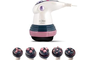 Solac ME7711 Sculptural - Système professionnel de lipo-modelage raffermissant, Combattre l'affaissement, 6 têtes de traitement interchangeables, Infrarouge, Modélisez la figure, Puissance réglable