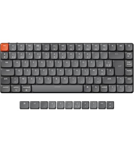 Keychron K3 Max QMK/Via Clavier Mécanique sans Fil, 75% Layout
