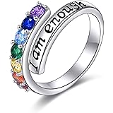 Personalisiert Freundschaftsring - Gravur Mit 2 Namen, Verstellbar Silber/Gold