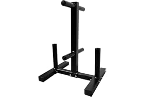BodyRip 2" Olympic Weight Disc Plate and Barbell Rack Stand | Tree Storage Holder, Solid Steel Equipment, 400KG Max Weight | Gym, Fitness, Exercise, Fat Loss, Pilates, Strength, Workout, Gymnastics