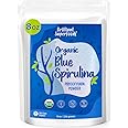 Organic Blue Spirulina Powder - 100% Pure Superfood from Blue Green Algae - USDA Certified Natural Food Coloring for Smoothies & Protein Drinks - Non GMO, Gluten-Free, Dairy-Free, Vegan (8 oz)