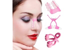 SexxLady 3 pcs Pinza di sollevamento del naso,pinza di sollevamento del naso in PVC professionale,bellezza del naso, sollevamento di sicurezza morbida, rinoplastica,raddrizzatore del ponte del naso