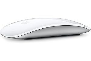 Apple Ratón Magic Mouse: recargable, con conexión Bluetooth y compatible con el Mac y iPad; Blanco, superficie Multi-Touch.