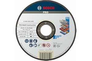 BOSCH ACCESSORIES Bosch Profesional Tarcza tnąca prosta Rapido Multi Construction ACS 60 V BF, 125 mm, 1,0 mm
