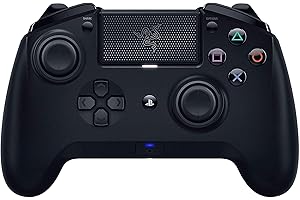 Razer Raiju Tournament Edition (2019) - Manette de Jeu sans Fil et Filaire pour PS4 + PC (Manette Bluetooth Filaire et sans Fil, Boutons d'action, bâtons échangeables, Application Mobile) Noir