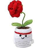 Bambola Di Patata In Lana Lavorata A Maglia - Pocket Hug Motivazionale, Regalo Creativo - Foto 5