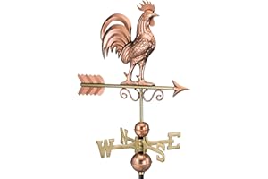 Good Directions Bantam Gallo Weathervane, Rame Puro