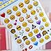 Produktbild Stickers For - 4 Sheets Set Sticker Emoji Smile Face Stickers Twitter Large Viny Instagram Popular - Dressers Bathtubs Cups Helmets Folders Eyes Dollars Funny Flask Retail Phones Decora