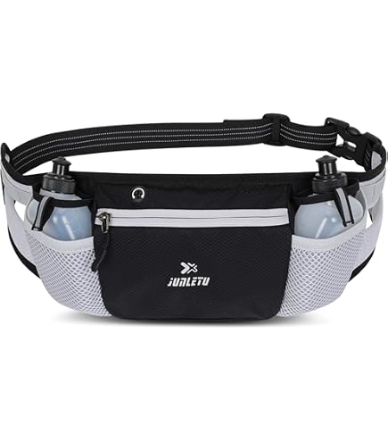 MOVOYEE Ceinture de course avec porte-bouteille d'eau pour iPhone 15 14 13 12 11 MOVOYEE Ceinture de course avec porte-bouteille d'eau pour iPhone 15 14 13 12 11