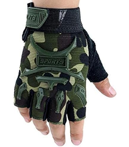 Kinder Fahrradhandschuhe Halbfinger - Anti-Rutsch & Atmungsaktiv Für Outdoor-Spaß