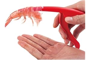 KIRALOVE Nettoyer et décortiquer Les crevettes - éplucheur de crevettes - vu à la télé - idée Cadeau Originale - Excellente qualité