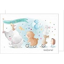 Edition Seidel Premium XXL Maxi wenskaart voor geboorte met envelop formaat DIN A4. Kaart babykaart evenement kaart welcome Hello baby jongen meisje kind (A4-E277