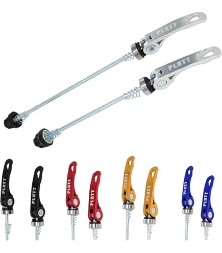 Blocages Rapides Juy Simplex – Paire AV/AR – Vélo Course Vintage – Chrome