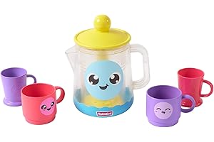 Toomies Mini Set de Bain Théière à Bulles, Théière Moussante, Jouet de Bain Imaginatif, Développement de la Motricité Fine, pour Enfants Dès 18 Mois
