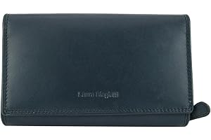 Laura Biagiotti Portafoglio Donna In Vera Pelle, Spazioso Con Scatola Regalo