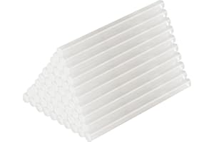 HAOYULUO 230 Piezas Barras de pegamento Caliente,7mm x 100mm,Barras Silicona Transparente Secado rápido,Úselo con una pequeña pistola de pegamento caliente para pegar madera,cerámica,bricolaje y reparaciones.