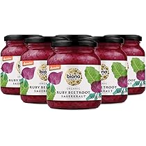 Biona Organic Jarred Red Cabbage Vegetables 350g Pack Of 6
