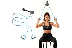 flintronic axeltrainer pulley, slingtränare för träning, axelrörlighet, axeltränare med handtag och fäste