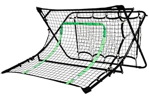 Virtufit Rebounder de fútbol ajustable Pro - Kickback - Tchouck - 84 x 84 cm/100 x 100 cm/124 x 124 cm/164 x 164 cm/113 x 106 x 61 cm