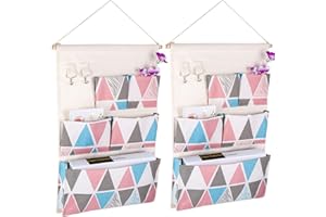 Arawat 2 organizer da parete per porta, da appendere, da campeggio, per armadio, ufficio, porta, bagno, cameretta dei bambini, cestino da appendere