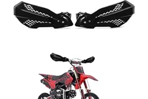 APEBAZY Motorcycle Hand Guards Universal, Hand Guard Mount Kit Adjustable, 7/8 IN (22 MM) ~11/8 IN (28MM), Dustproof, Rainproof and Dropproof, for Motocross, Vintage Motorcycle, ATV (Black)