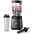 Philips 5000 Series Blender - 1200W Motor. ProBlend Plus Technology. Dishwasher-Safe Parts. Automated cleaning. 2L Capacity. Black (HR3041/00)